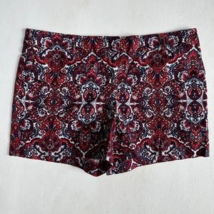 Saint Tropez West Orange Blue Paisley Chino Shorts